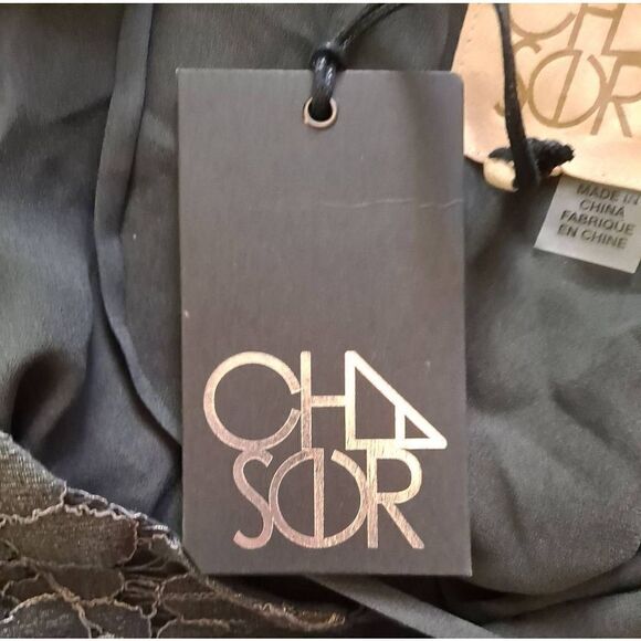 CHASER Lace Criss Cross Back Top Magnet Medium - Picture 5 of 6